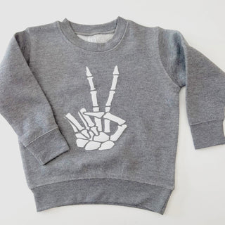 Skelly Peace Crew Sweater