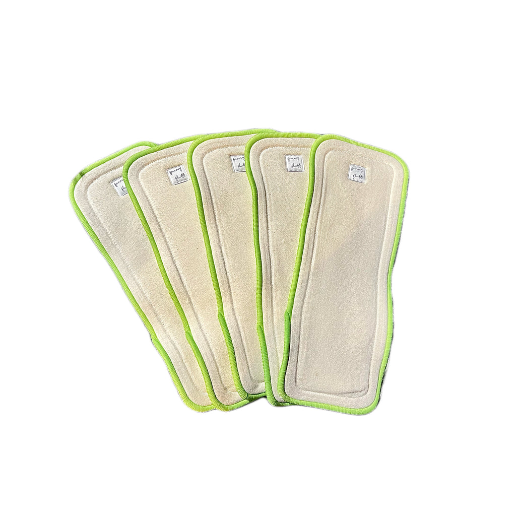 Colored trim 5 layer inserts Fanny Fluff