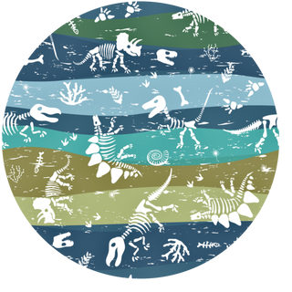 Land of Fossils- bamboo zipper/preorder eta Jan/Feb