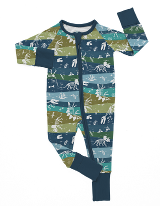 Land of Fossils- bamboo zipper/preorder eta Jan/Feb