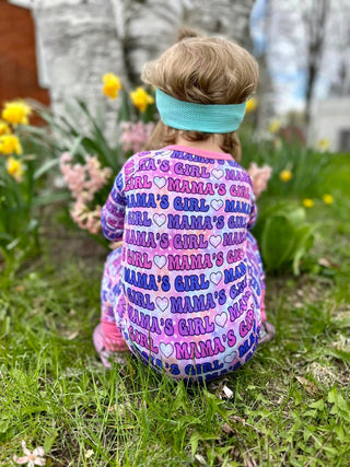 Mamas girl bamboo zipper