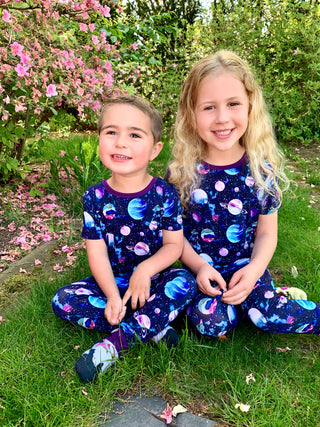 Pretty Planets bamboo 2 piece