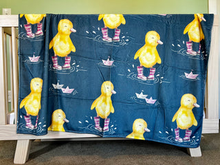 Pink ducks blanket